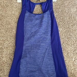 Lululemon cross, open back tank.